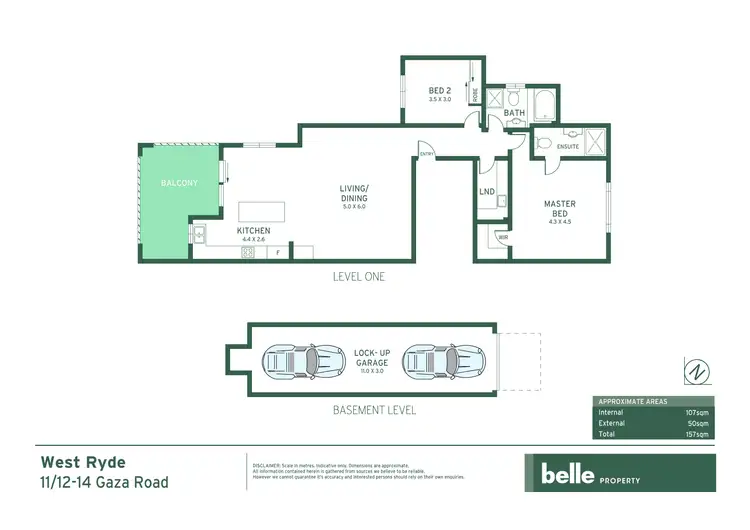 Floorplan of Homely apartment listing, 11/12-14 Gaza Road, West Ryde NSW 2114