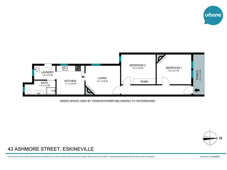 Floorplan of Homely house listing, 43 Ashmore Street, Erskineville NSW 2043