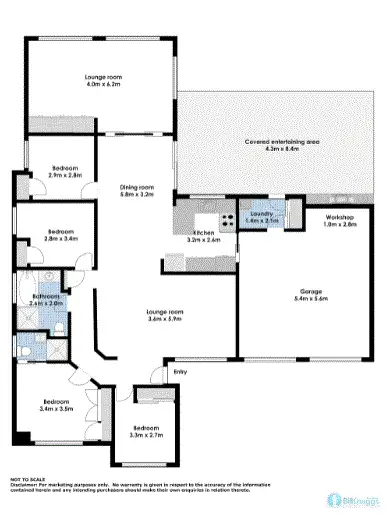 Floorplan of Homely house listing, 56 Pacific Drive, Fingal Bay NSW 2315