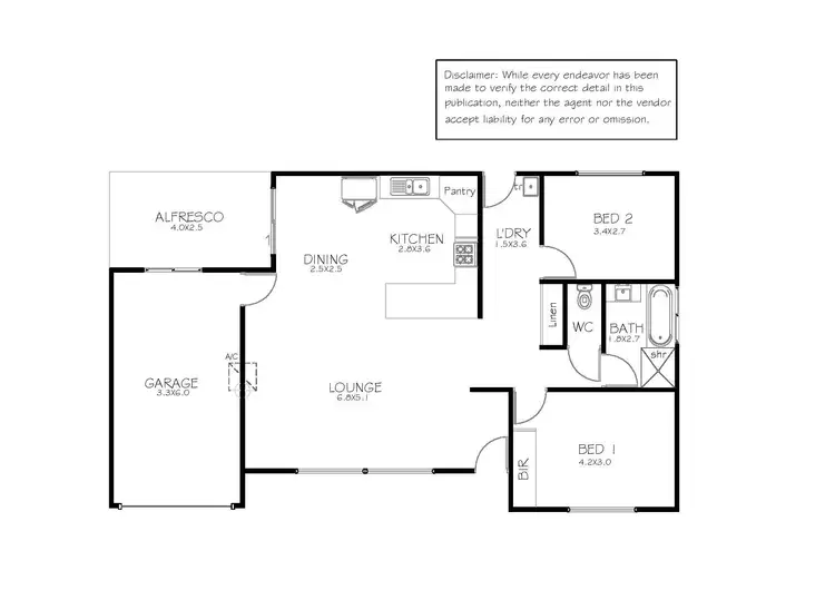 Floorplan of Homely house listing, 3/22 New West Road, Port Lincoln SA 5606
