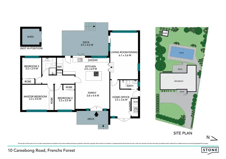 Floorplan of Homely house listing, 10 Careebong Road, Frenchs Forest NSW 2086