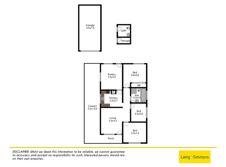 Floorplan of Homely house listing, 163 Great Western Highway, Oxley Park NSW 2760