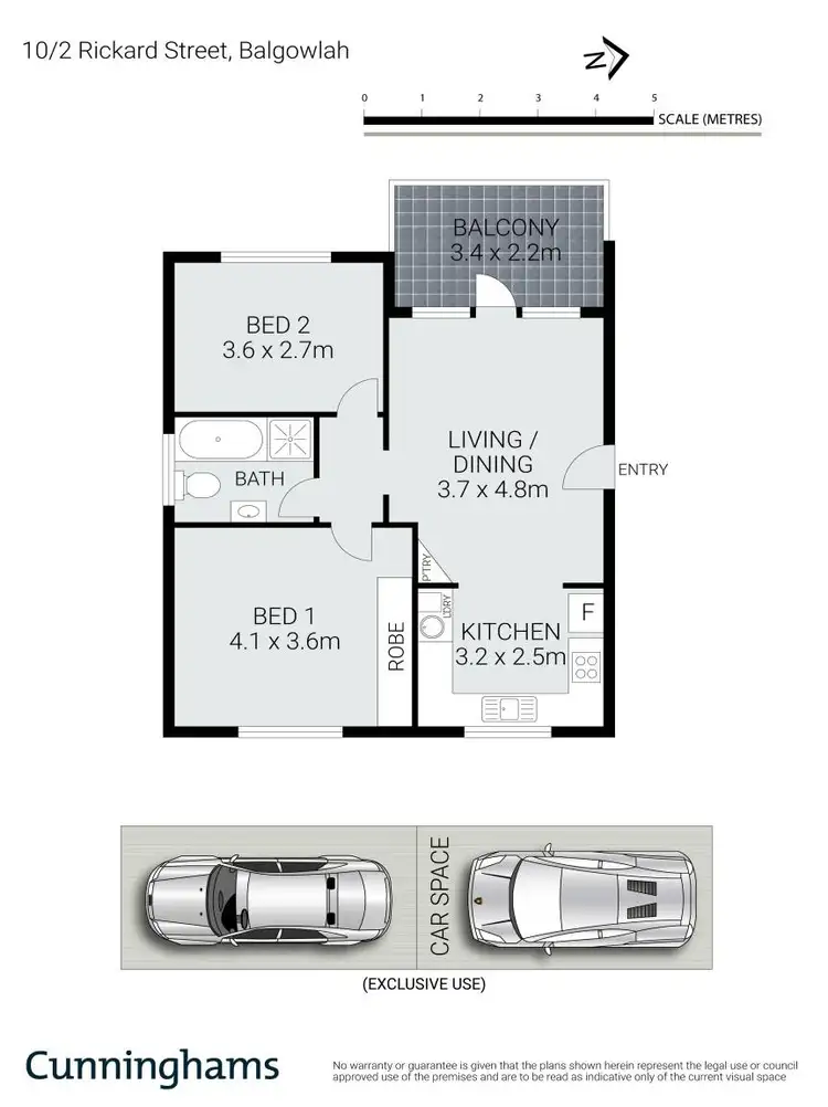 Floorplan of Homely apartment listing, 10/2 Rickard Street, Balgowlah NSW 2093