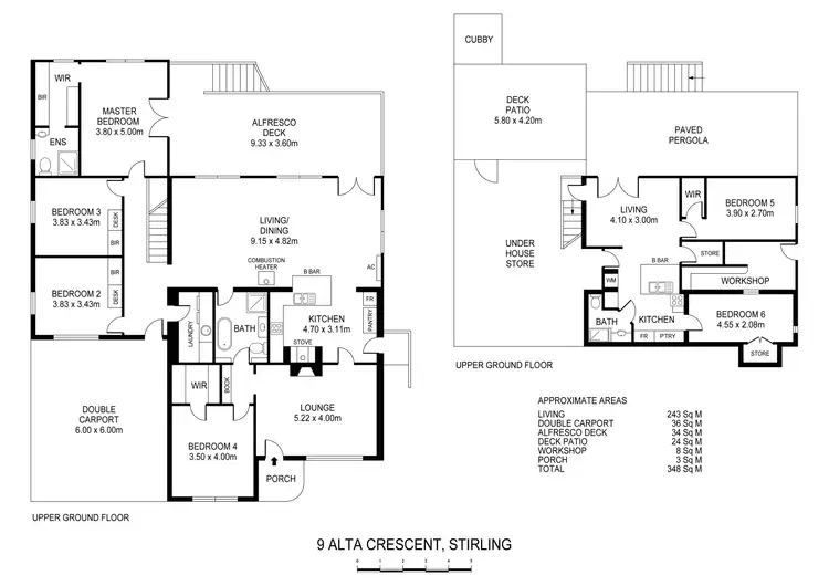 Floorplan of Homely house listing, 9 Alta Crescent, Stirling SA 5152
