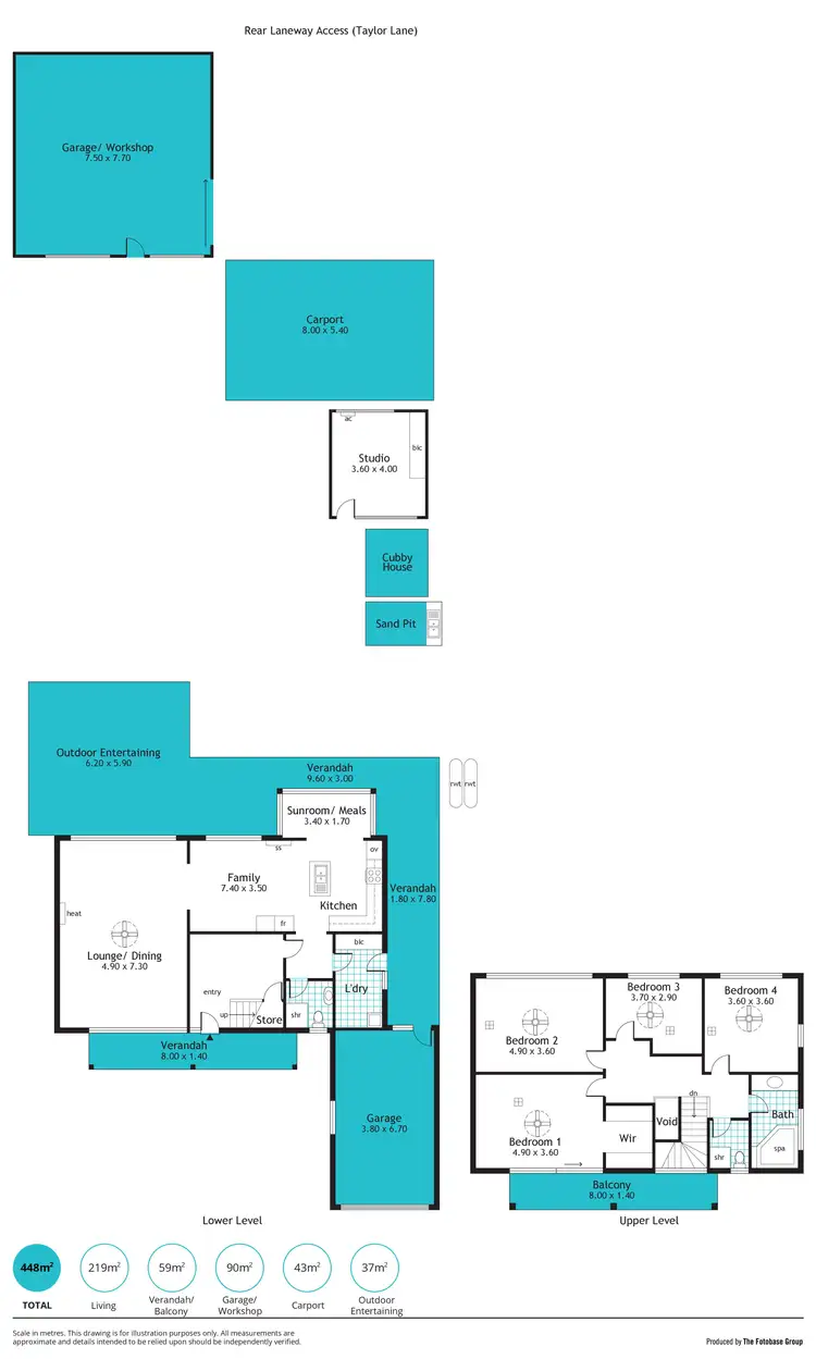 Floorplan of Homely house listing, 38 Oleander Street West, South Brighton SA 5048
