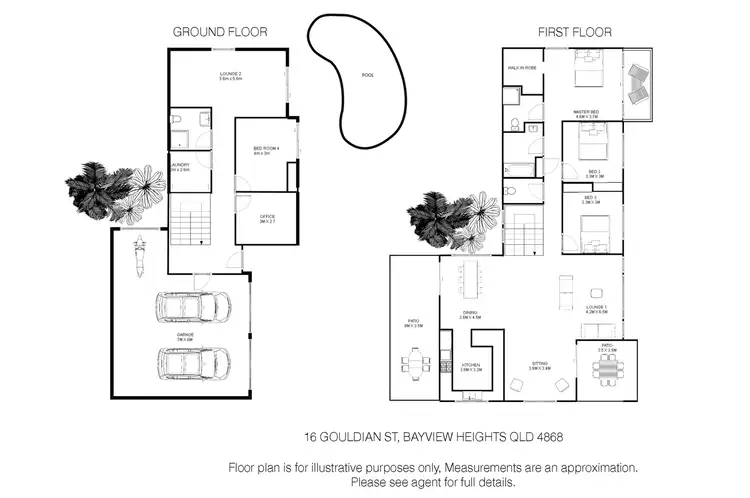 Floorplan of Homely house listing, 16 Gouldian Street, Bayview Heights QLD 4868