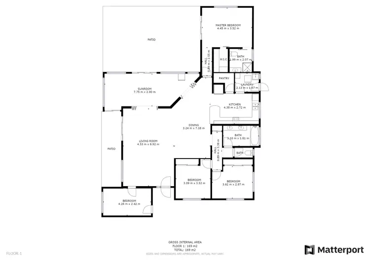 Floorplan of Homely house listing, 7 Benn Street, Brinsmead QLD 4870