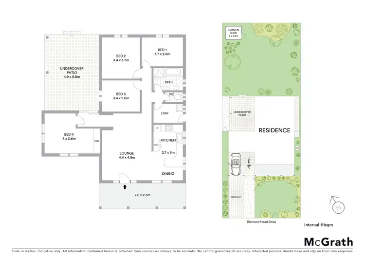 Floorplan of Homely house listing, 71 Diamond Head Drive, Sandy Beach NSW 2456