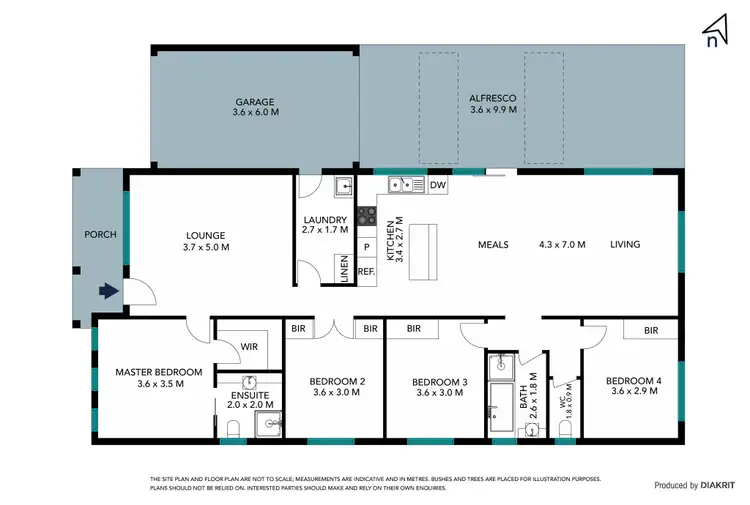 Floorplan of Homely house listing, 5 Runecrest Terrace, Epping VIC 3076