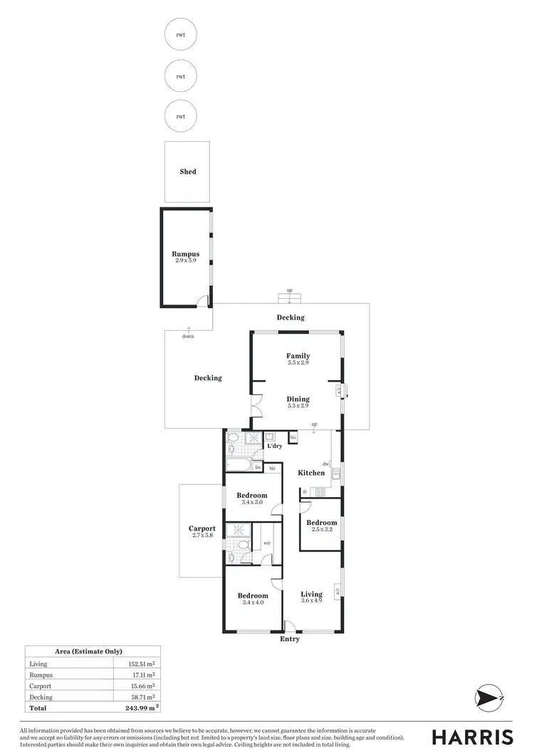 Floorplan of Homely house listing, 3 Keithley Road, Heathfield SA 5153