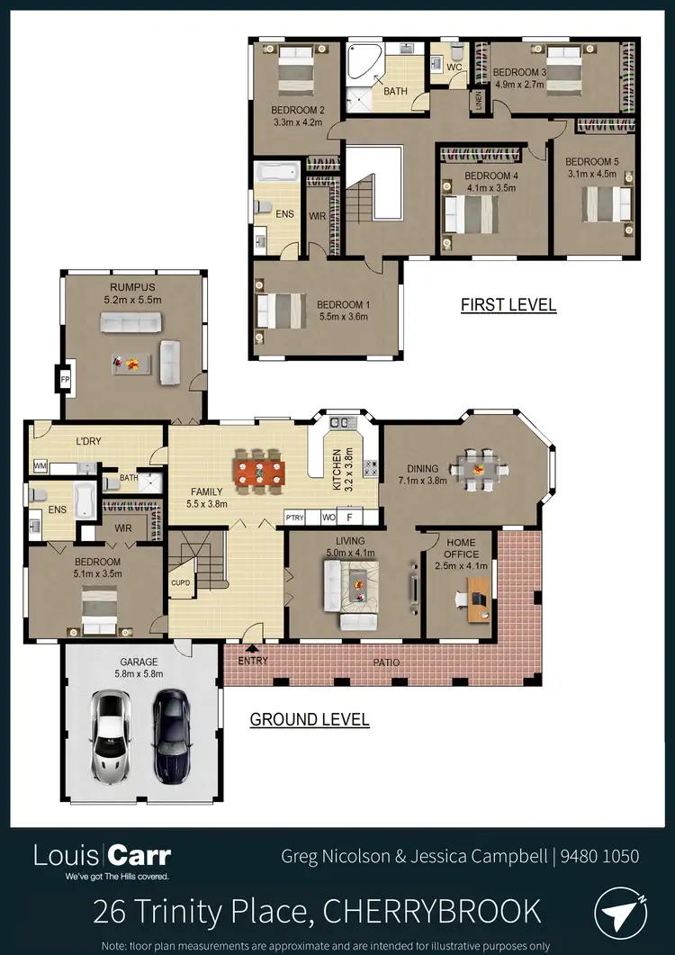 Floorplan of Homely house listing, 26 Trinity Place, Cherrybrook NSW 2126