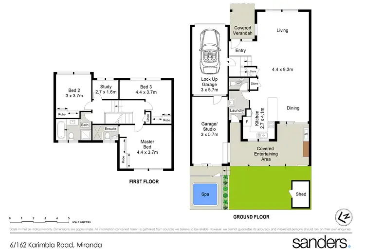 Floorplan of Homely townhouse listing, 6/162-164 Karimbla Road, Miranda NSW 2228