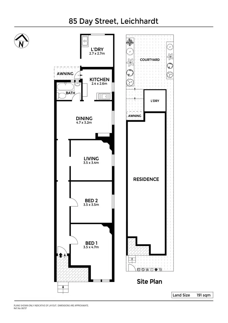 Floorplan of Homely house listing, 85 Day Street, Leichhardt NSW 2040