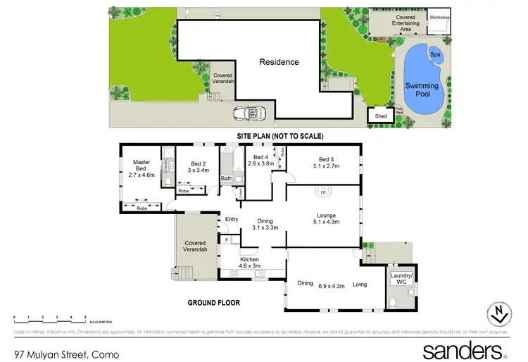 Floorplan of Homely house listing, 97 Mulyan Street, Como NSW 2226