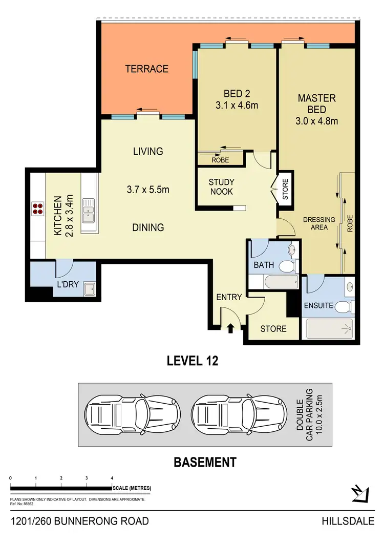 Floorplan of Homely apartment listing, 1201/260 Bunnerong Road, Hillsdale NSW 2036