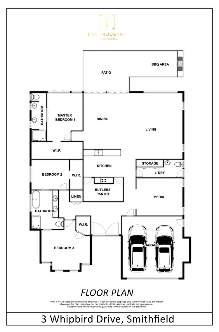 Floorplan of Homely house listing, 3 Whipbird Drive, Smithfield QLD 4878