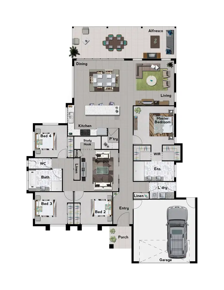 Floorplan of Homely house listing, Lot 13 Aspire Street, Cannonvale QLD 4802