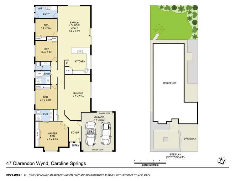 Floorplan of Homely house listing, 47 Clarendon Wynd, Caroline Springs VIC 3023