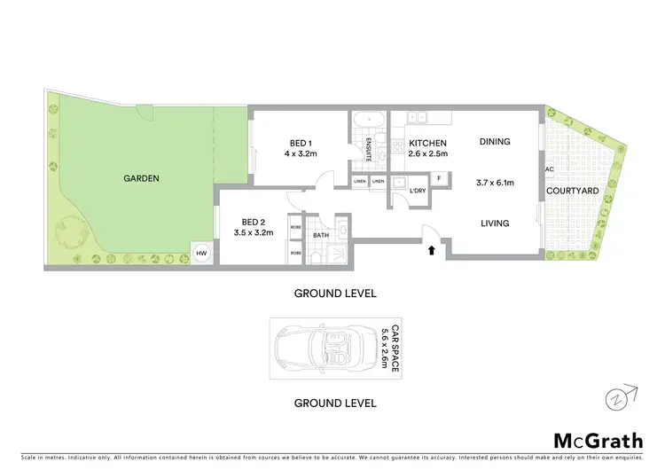 Floorplan of Homely apartment listing, 5/19 Glenmore Street, Naremburn NSW 2065