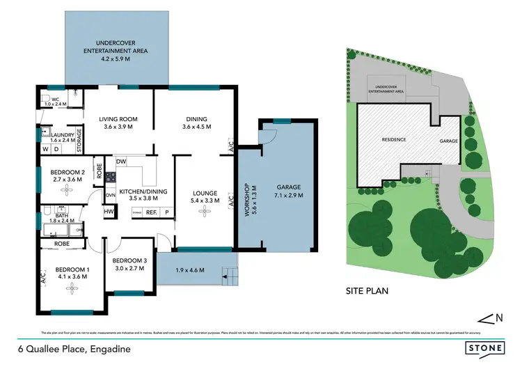Floorplan of Homely house listing, 6 Quallee Place, Engadine NSW 2233