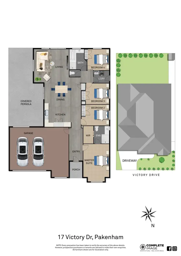 Floorplan of Homely house listing, 17 Victory Drive, Pakenham VIC 3810