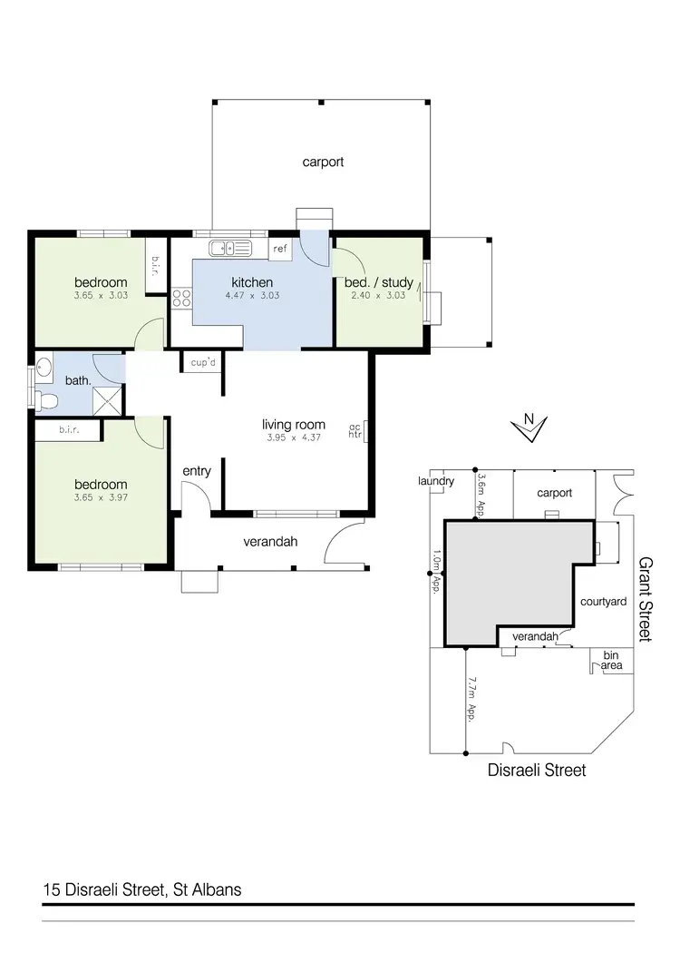 Floorplan of Homely house listing, 15 Disraeli Street, St Albans VIC 3021