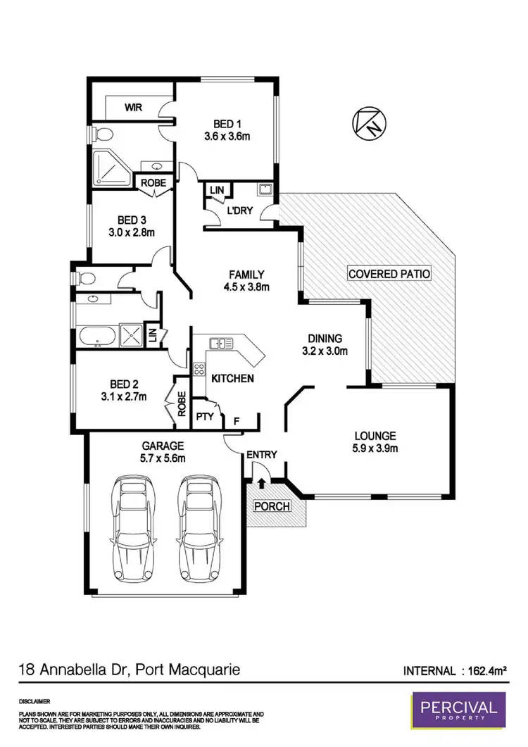 Floorplan of Homely house listing, 18 Annabella Drive, Port Macquarie NSW 2444