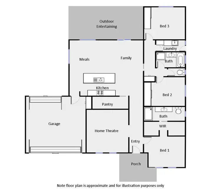 Floorplan of Homely house listing, 15 Central Park Drive, Mildura VIC 3500