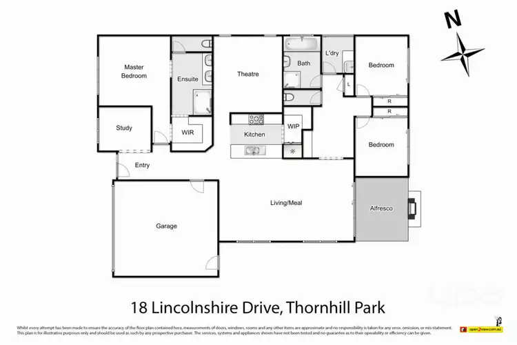 Floorplan of Homely house listing, 18 Lincolnshire Drive, Thornhill Park VIC 3335