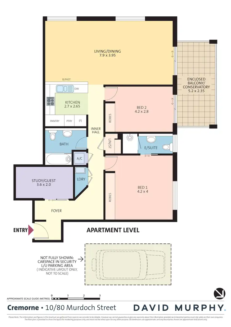 Floorplan of Homely apartment listing, 10/80 Murdoch Street, Cremorne NSW 2090