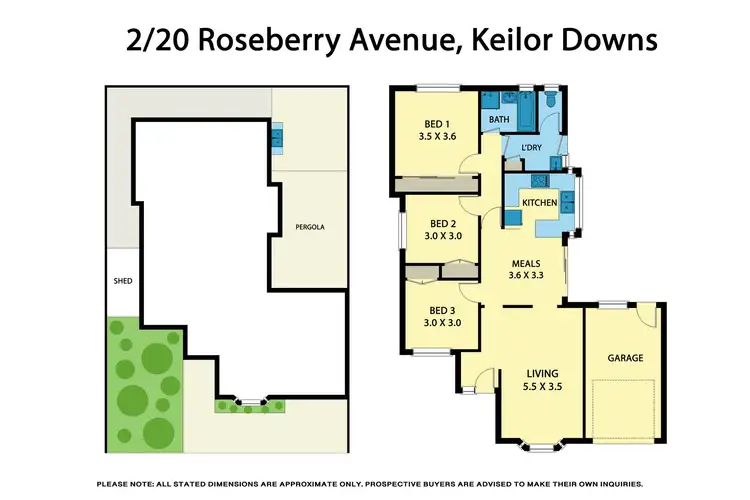 Floorplan of Homely unit listing, 2/20 Roseberry Avenue, Keilor Downs VIC 3038