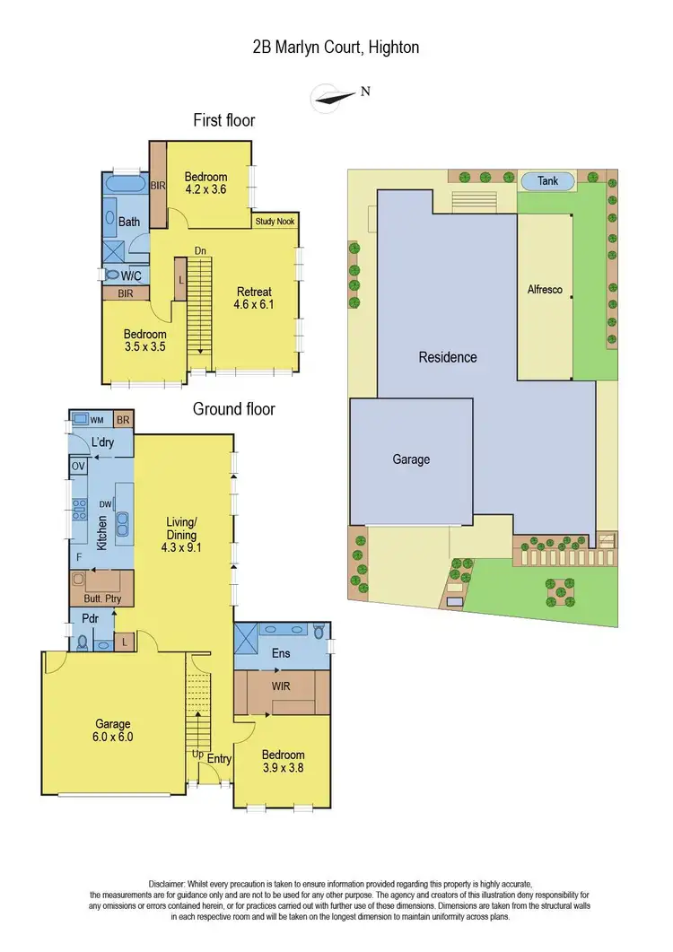 Floorplan of Homely house listing, 2B Marlyn Court, Highton VIC 3216
