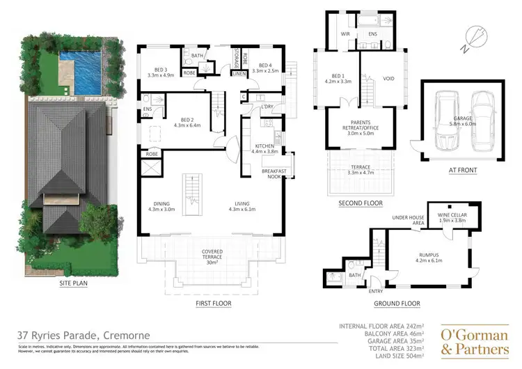 Floorplan of Homely house listing, 37 Ryries Parade, Cremorne NSW 2090