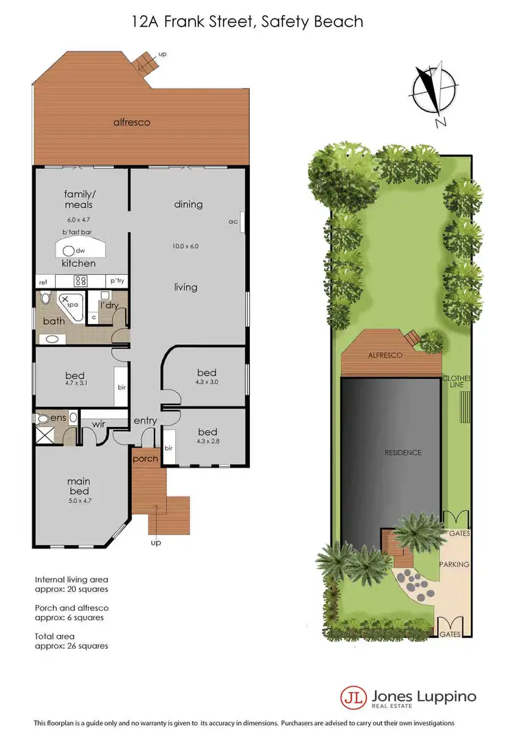 Floorplan of Homely house listing, 12A Frank Street, Safety Beach VIC 3936