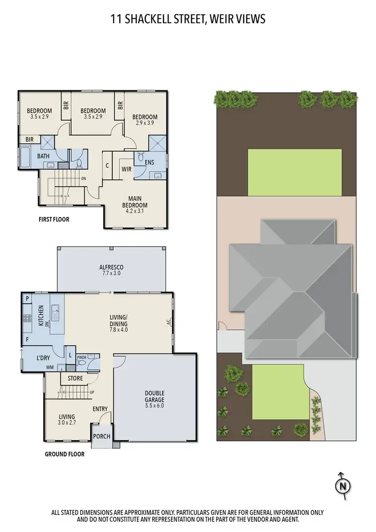 Floorplan of Homely house listing, 11 Shackell Street, Weir Views VIC 3338