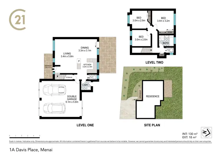 Floorplan of Homely house listing, 1a Davis Place, Menai NSW 2234