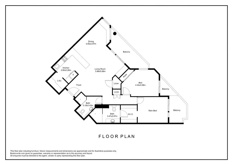 Floorplan of Homely unit listing, 22/173-181 Esplanade, Cairns North QLD 4870
