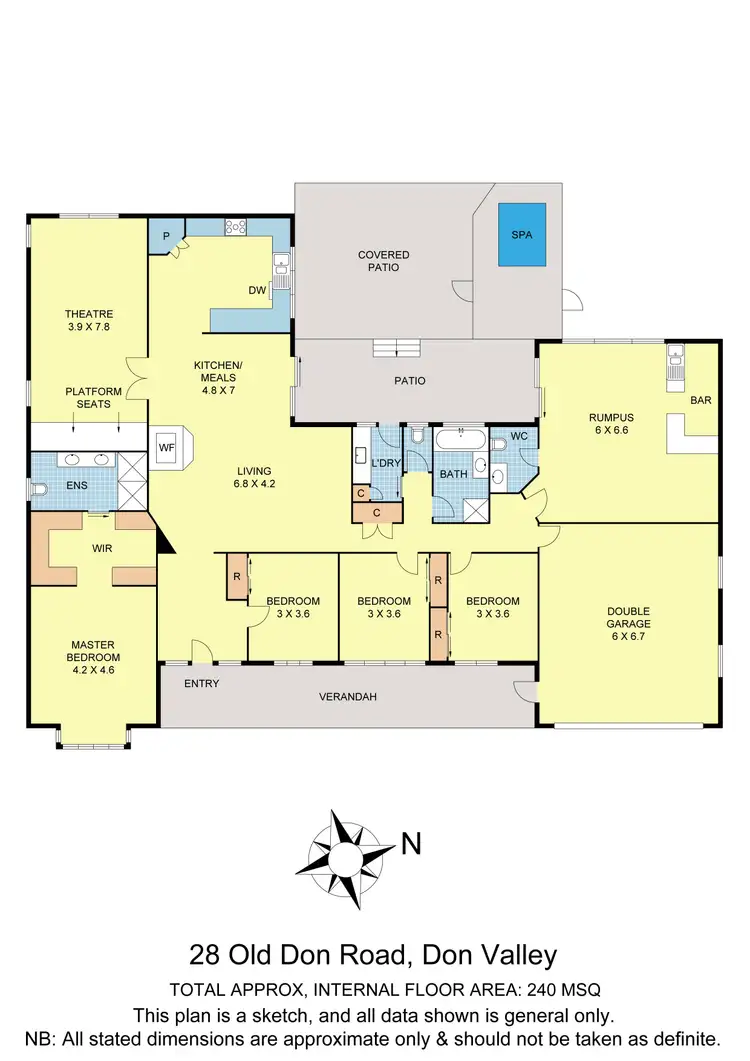 Floorplan of Homely house listing, 28 Old Don Road, Don Valley VIC 3139