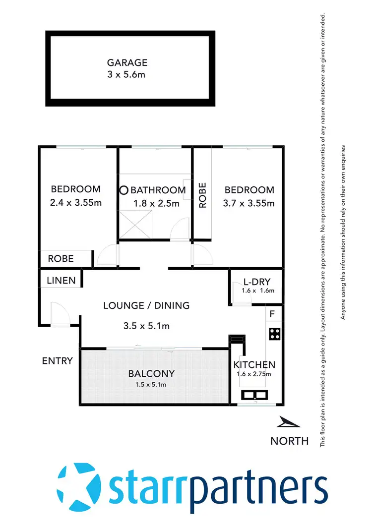 Floorplan of Homely unit listing, 11/91-95 Saddington Street, St Marys NSW 2760