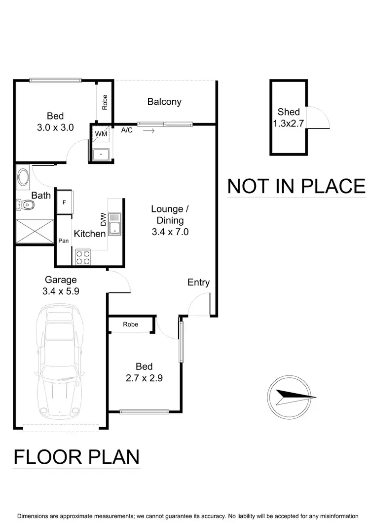 Floorplan of Homely unit listing, 17/440 Stud Road, Wantirna South VIC 3152