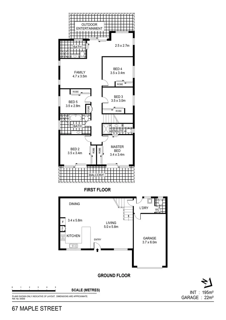 Floorplan of Homely house listing, 67 Maple Street, Golden Square VIC 3555