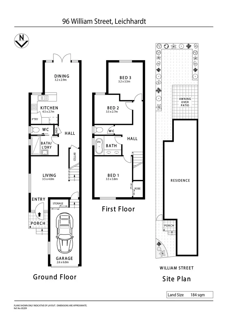 Floorplan of Homely house listing, 96 William Street, Leichhardt NSW 2040