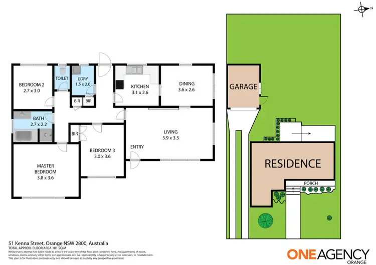 Floorplan of Homely house listing, 51 Kenna Street, Orange NSW 2800