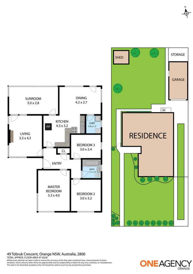 Floorplan of Homely house listing, 49 Tobruk Crescent, Orange NSW 2800