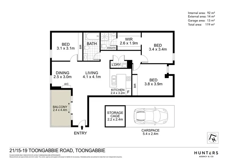 Floorplan of Homely apartment listing, 21/15-19 Toongabbie Road, Toongabbie NSW 2146