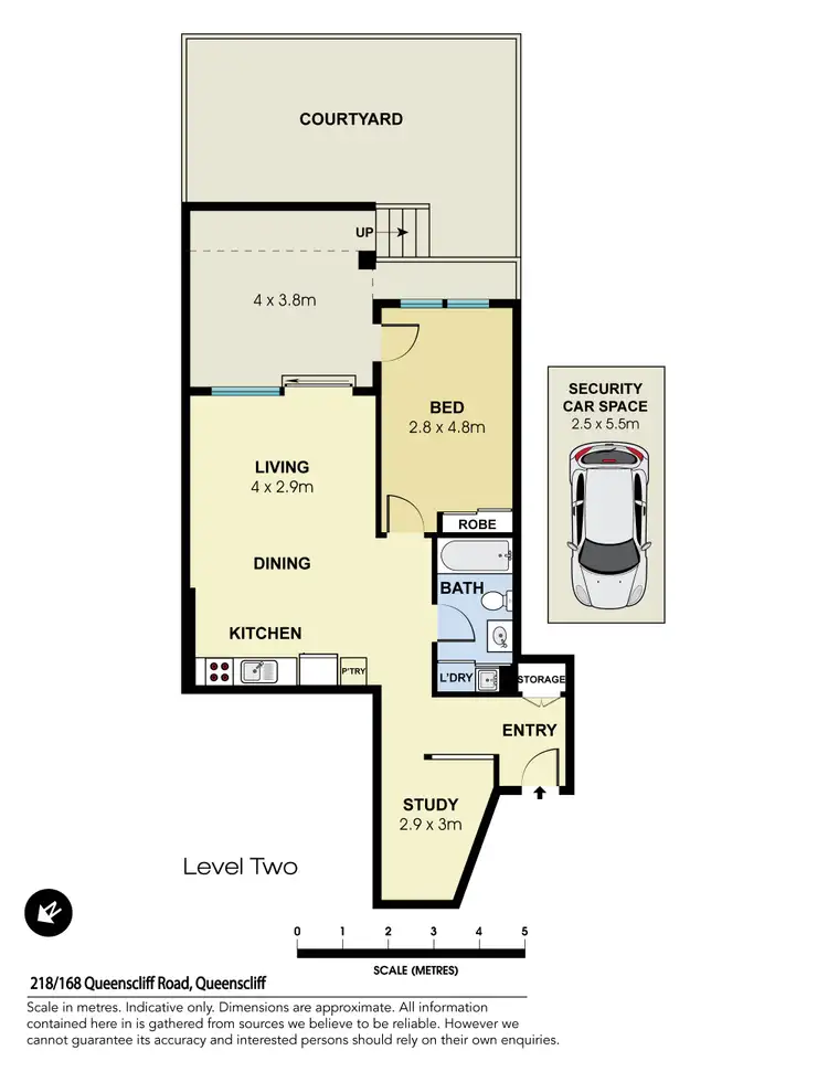 Floorplan of Homely apartment listing, 218/168 Queenscliff Road, Queenscliff NSW 2096