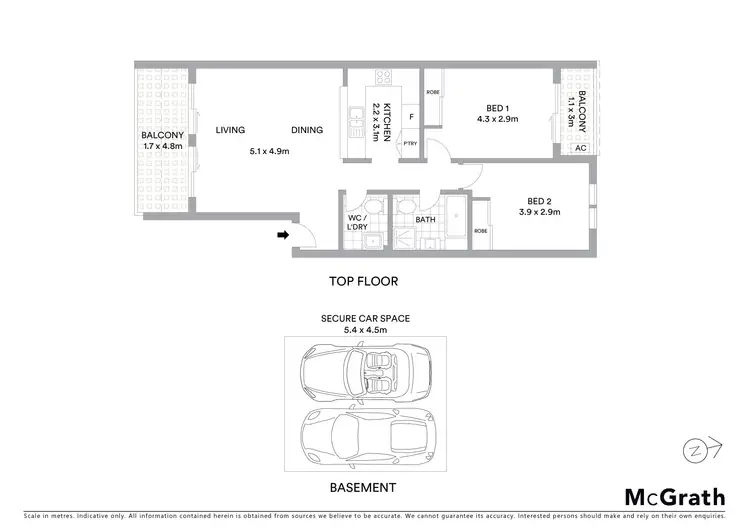 Floorplan of Homely apartment listing, 24/144 Alison Road, Randwick NSW 2031