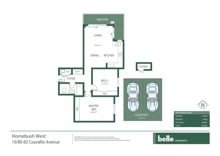 Floorplan of Homely apartment listing, 10/80-82 Courallie Avenue, Homebush West NSW 2140