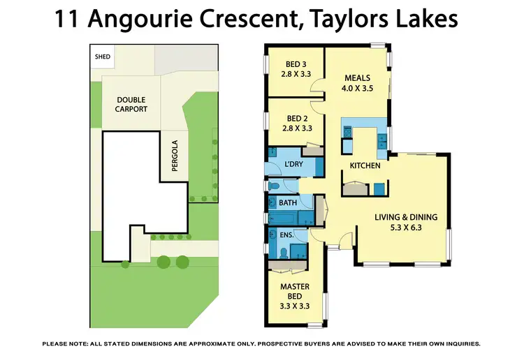 Floorplan of Homely house listing, 11 Angourie Crescent, Taylors Lakes VIC 3038