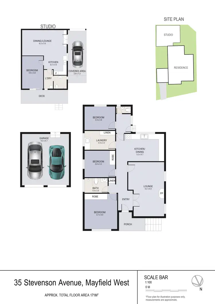 Floorplan of Homely house listing, 35 Stevenson Avenue, Mayfield West NSW 2304